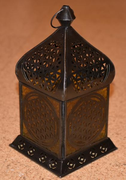 Orientalisches Licht Blume des Lebens Zink Antique L - 02